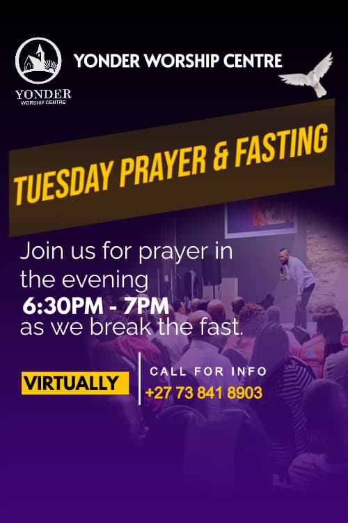 Tuesday Prayer & Fasting